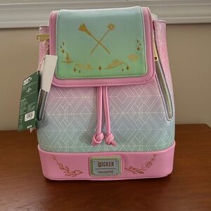Loungefly Wicked Pastel Pink and Mint Backpack
